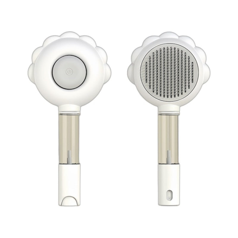 2 In 1 Self Cleaning Dog Brush Comb With Spray Pets Grooming Hair Remover Combs Brush Floating Hair